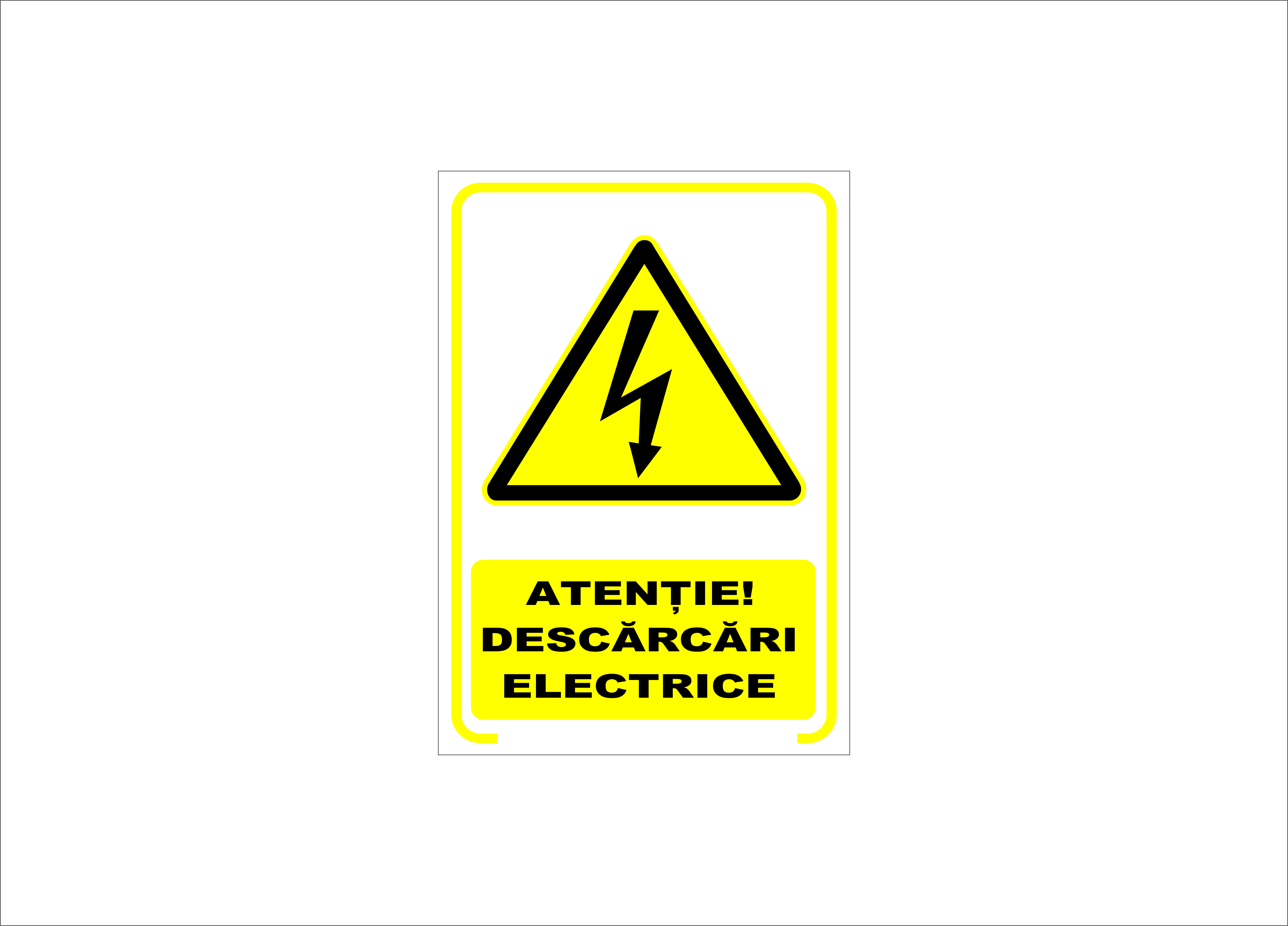 ATENȚIE DESCĂRCĂRI ELECTRICE