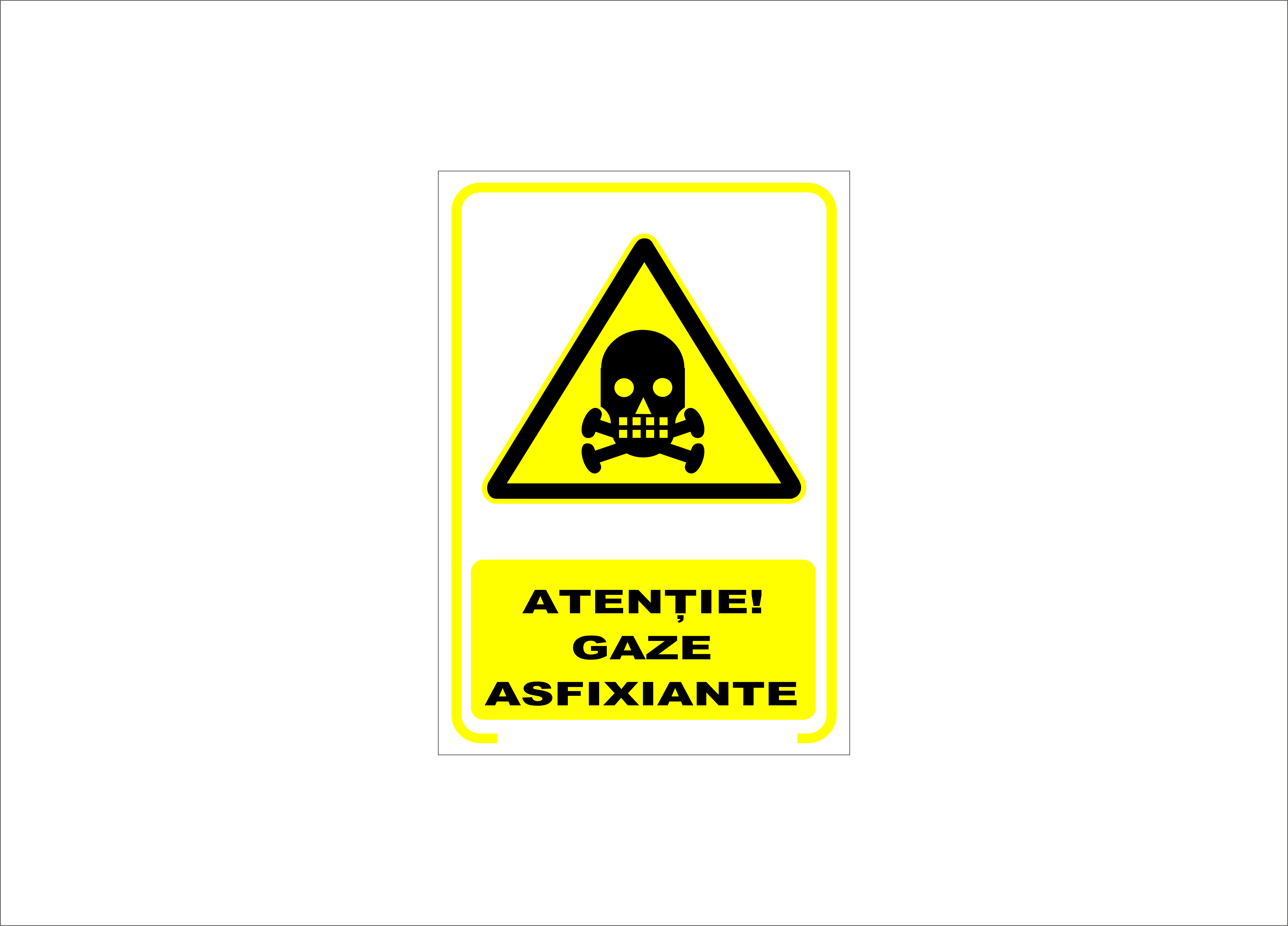 ATENȚIE GAZE ASFIXIANTE