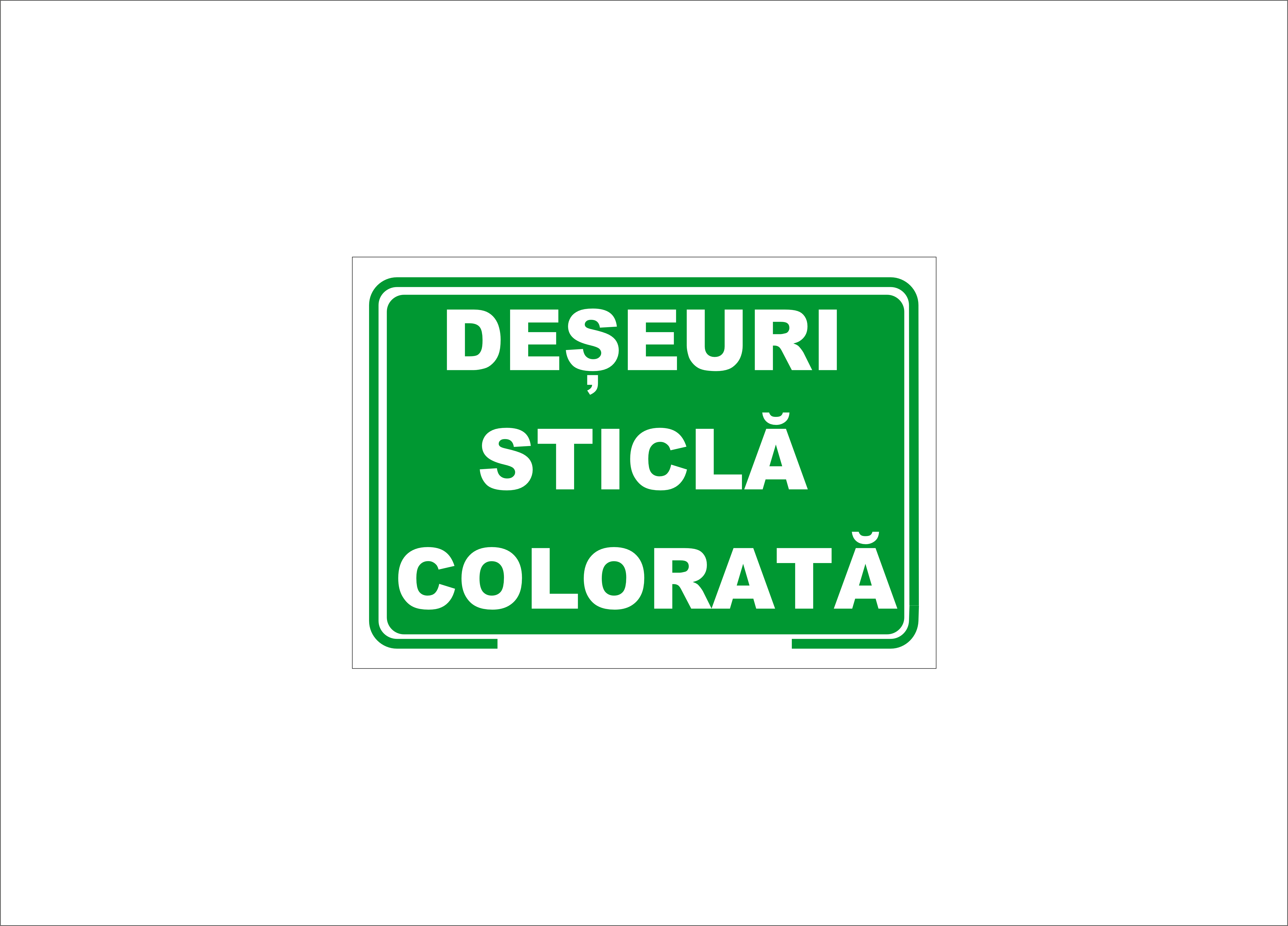 DESEURI STICLA COLORATA