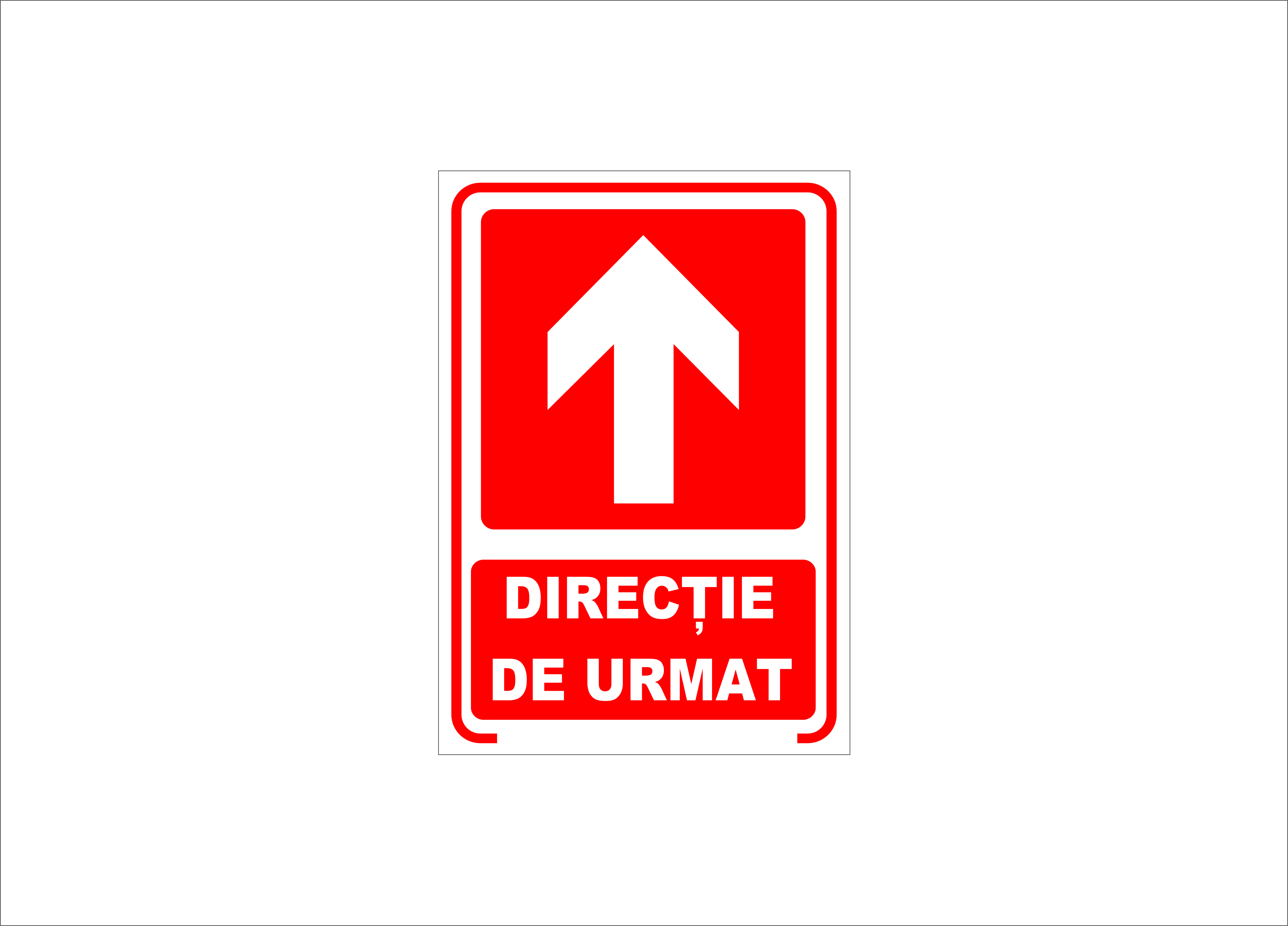 DIRECTIE INAINTE DE URMAT