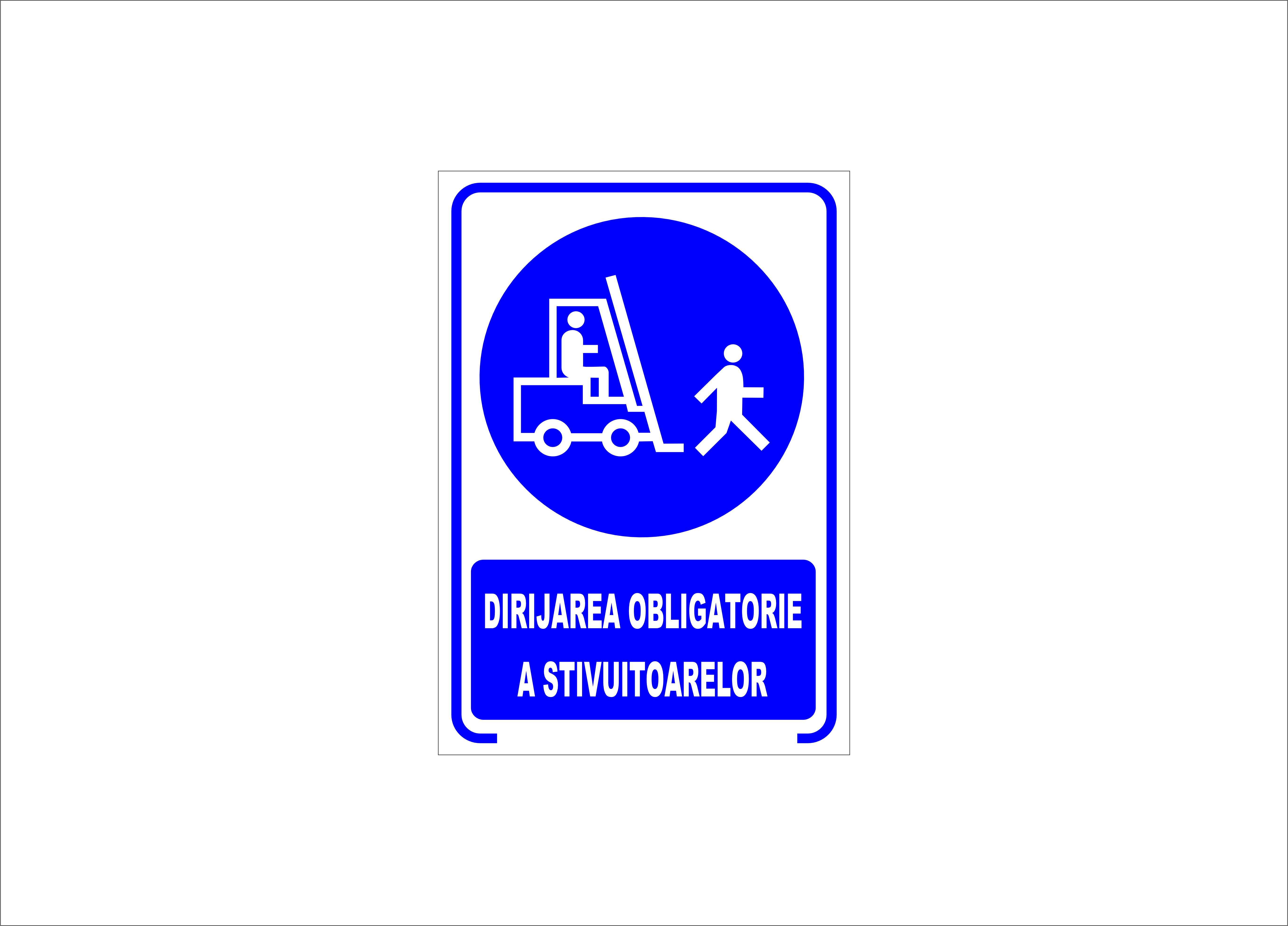 DIRIJAREA OBLIGATORIE A STIVUITOARELOR