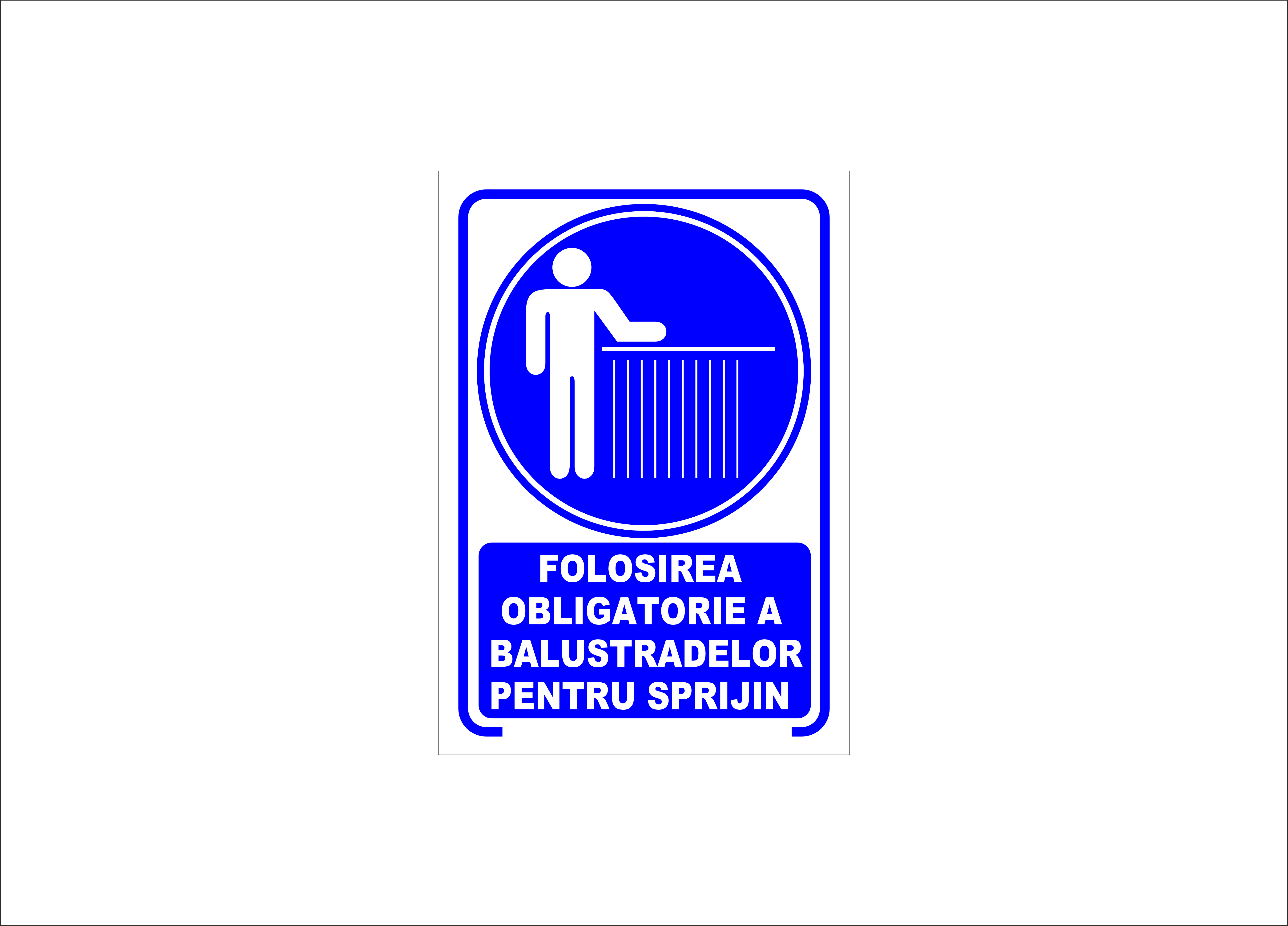 FOLOSIREA OBLIGATORIE A BALUSTRADELOR PENTRU SPRIJIN