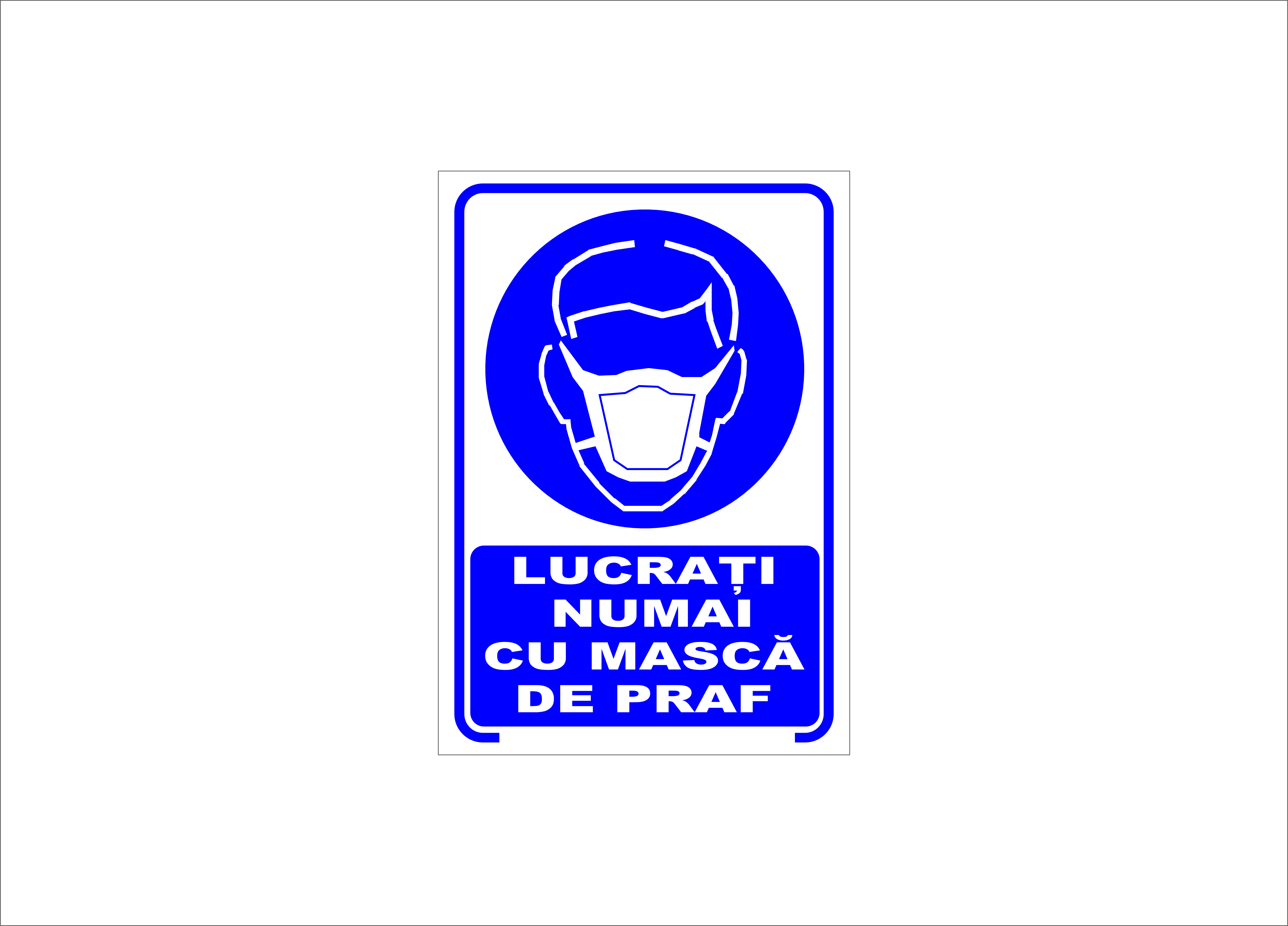 LUCRATI NUMAI CU MASCA DE PRAF