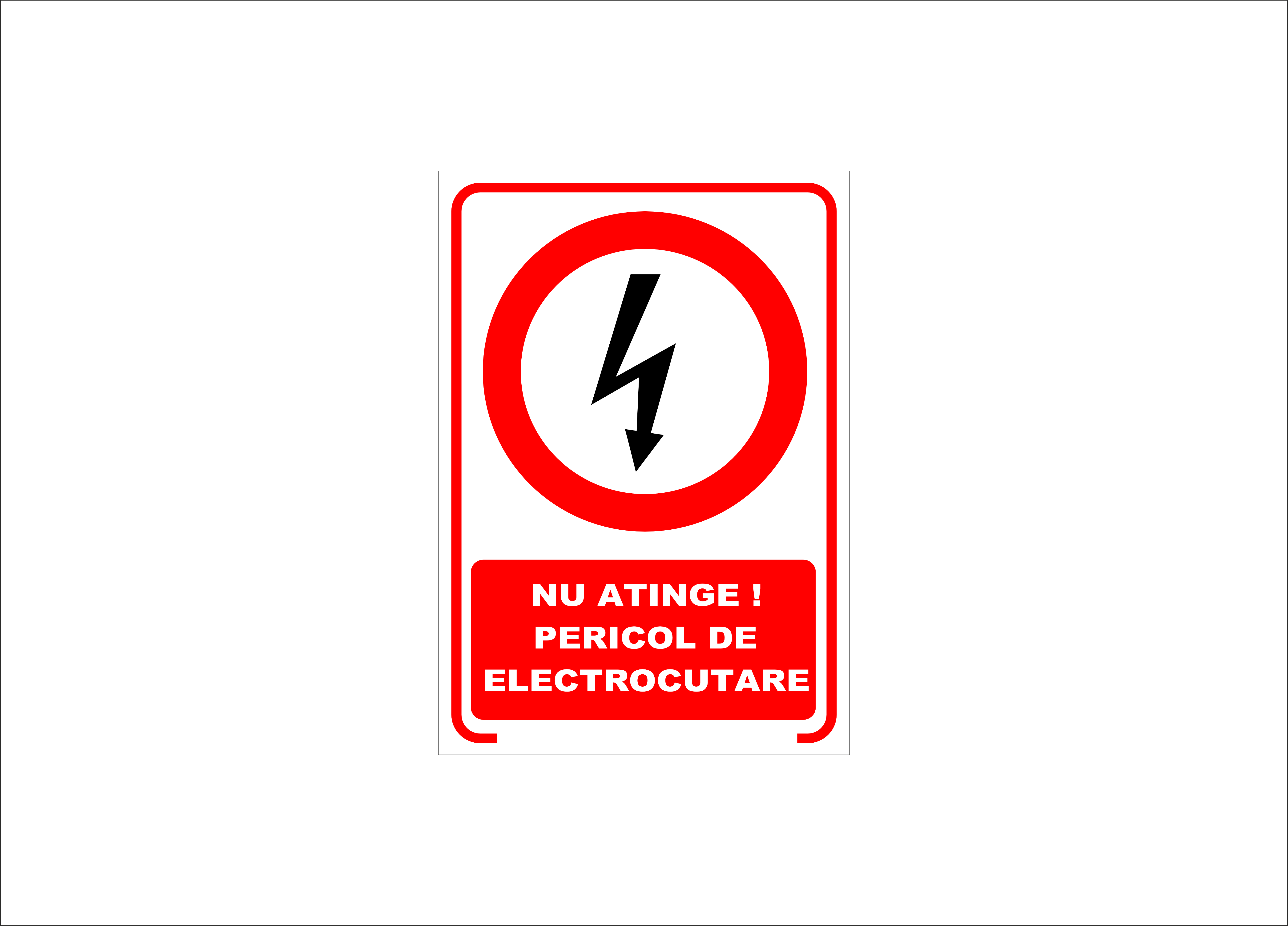 NU ATINGE PERICOL DE ELECTROCUTARE
